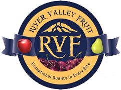 River Valley Fruit badge logo