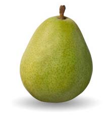 Green Anjou pear
