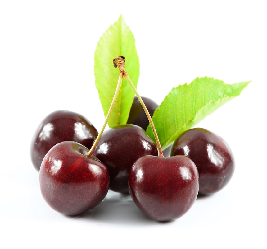 Dark sweet cherries